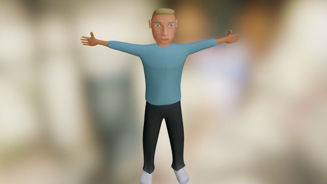 My First 3D Character 3D Model