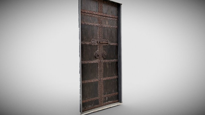 Iron Door 3D Model