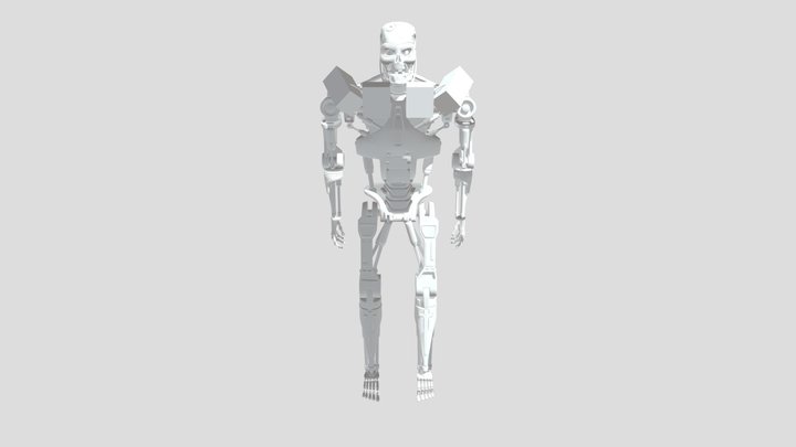Terminator (T-800) DAÑADO ( NONE VIP 3D Model
