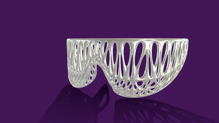 vorontic hiding glasses silver 3D Model
