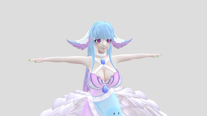 Eriri Kurage 3D model 3D Model