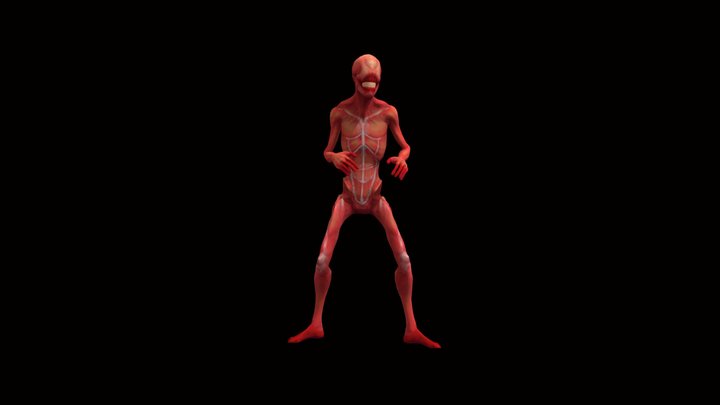 Zombie Scream (1) 3D Model