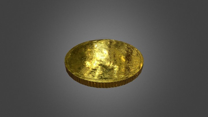 Old coin 3D Model