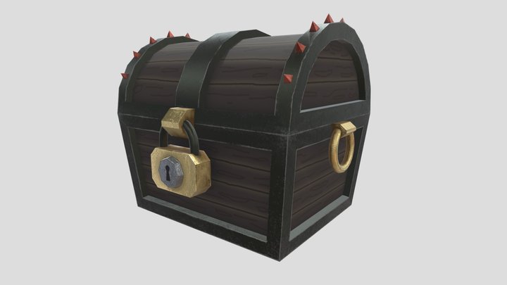 Treasure Chest 3D Model