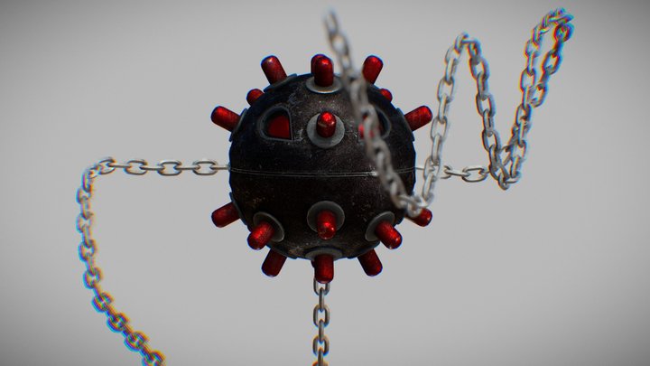 Mine Evil character mob 3D Model