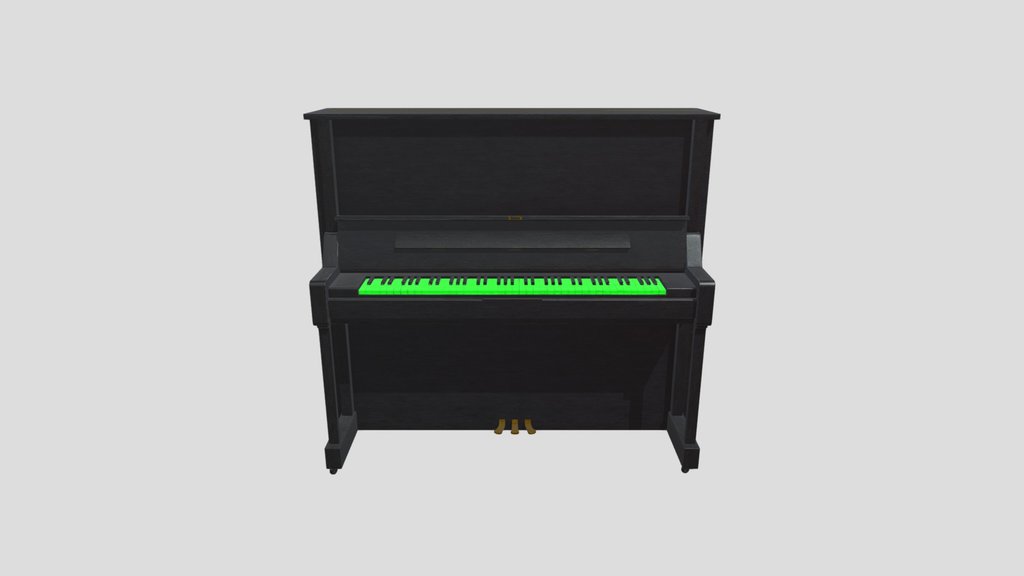 Black Wooden Piano