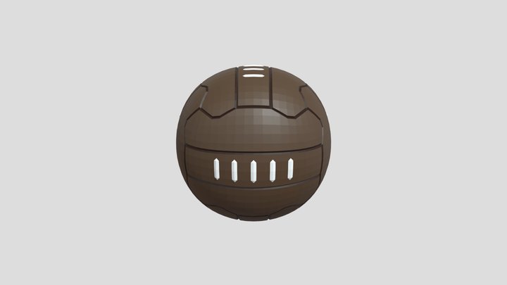 Vintage Soccer Ball (low-poly)