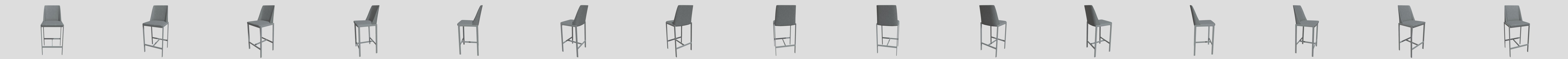 Banco Bar Lancaster 3D Model