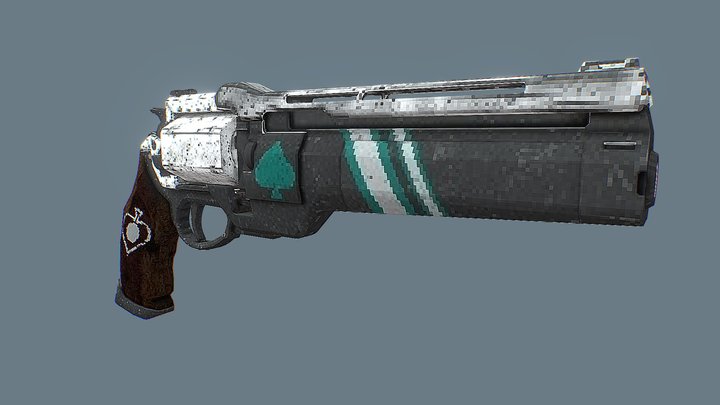 Ace of Spades lowpoly 3D Model