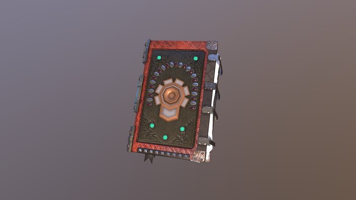 Foliant of elder magic spells 3D Model