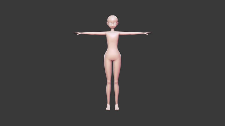 Human Model By Takibi 3D Model