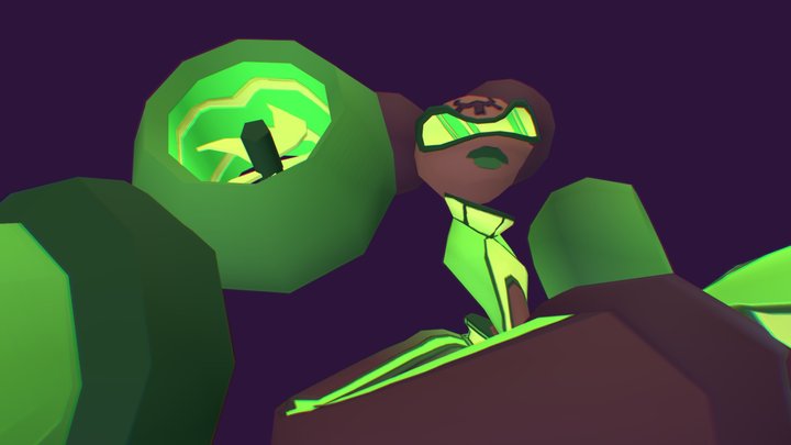 Rune Ravers - Trance Sister 3D Model