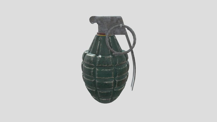 grenade textured 3D Model