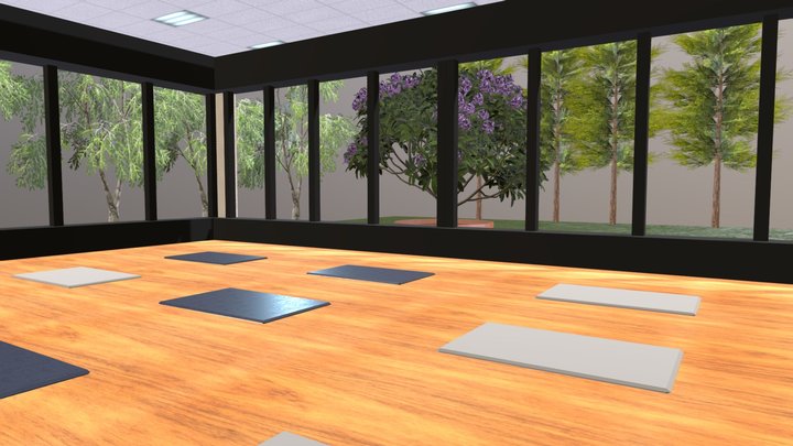 Auditorium for Yoga on the Forest Side 3D Model