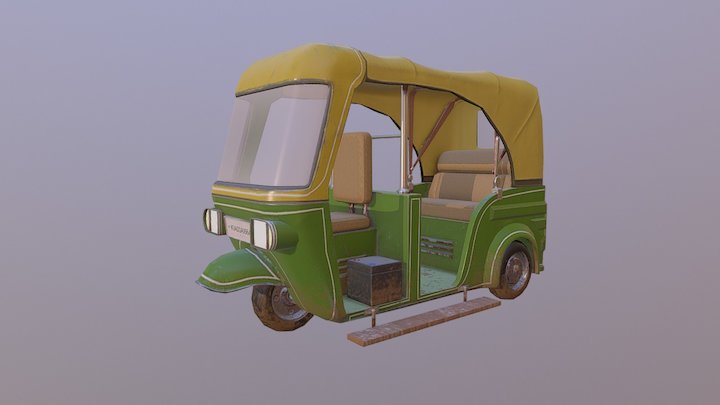 Dead Rising Style Tuk Tuk Formative Version 3D Model