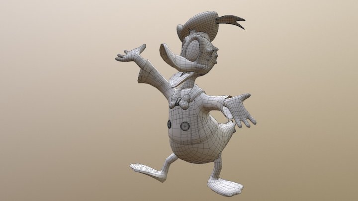 Donald 3D Model