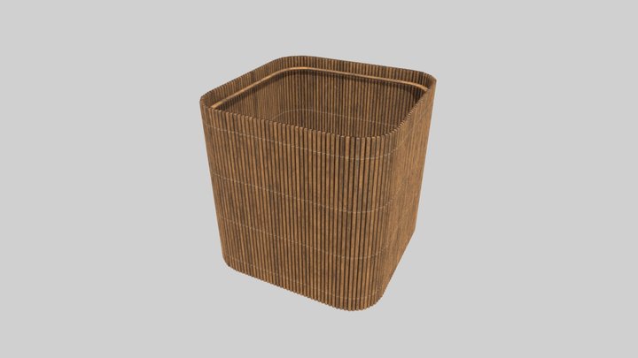 Small Wooden Container – Modelo 3D gratuito STL