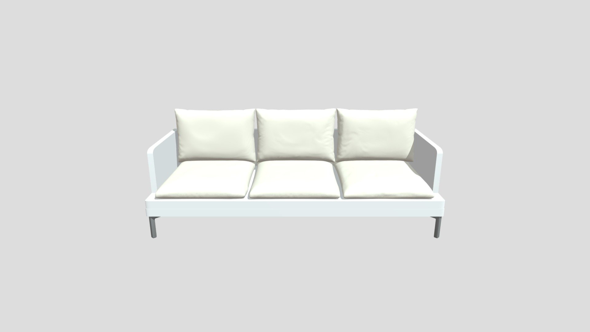 High Poly Cozy Couch