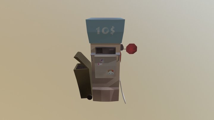 Circus Ticket 3-D 3D Model