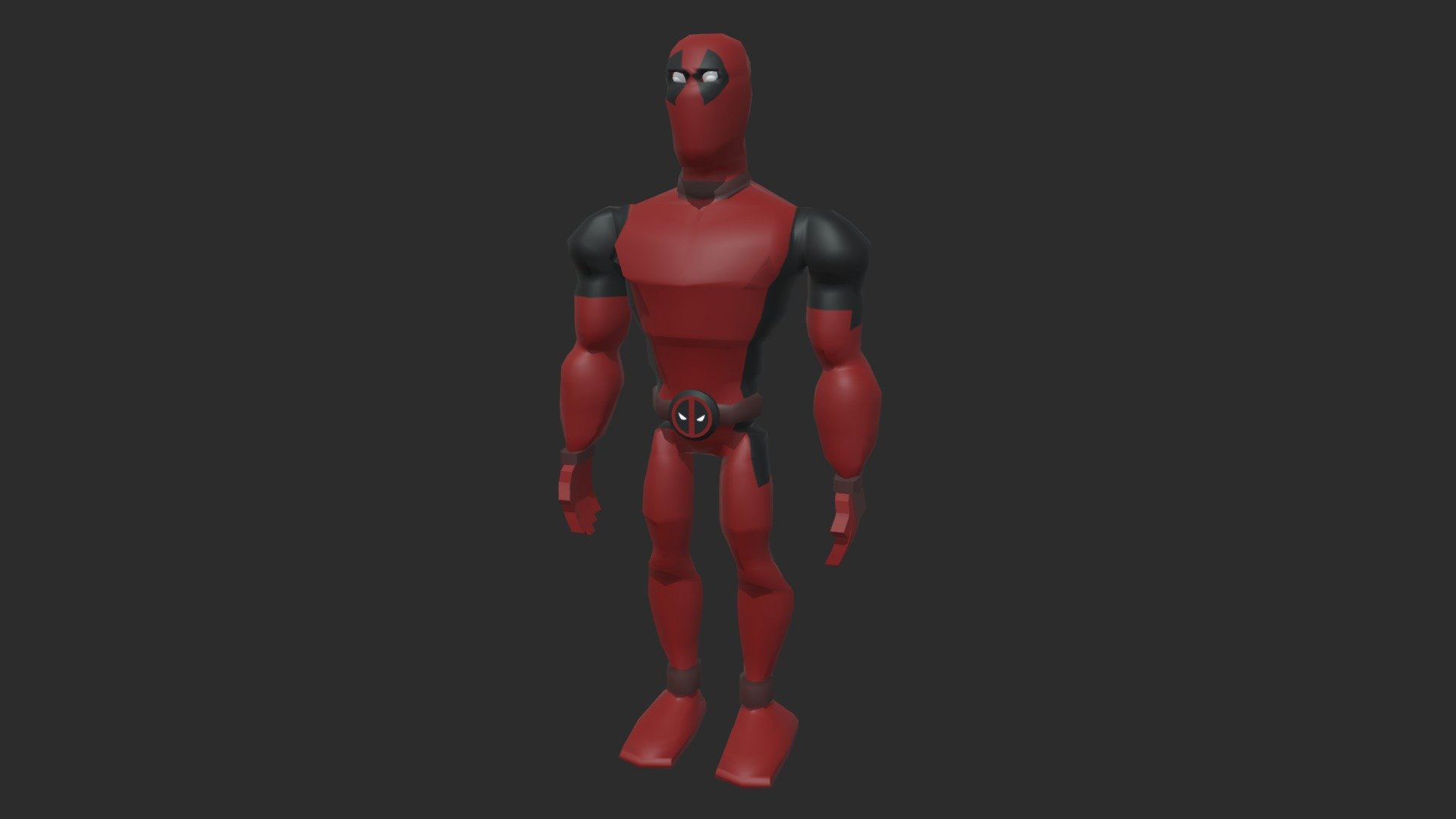 Stilyzed Deadpool - 3D model by andrea.chierchia [e8dd16f] - Sketchfab