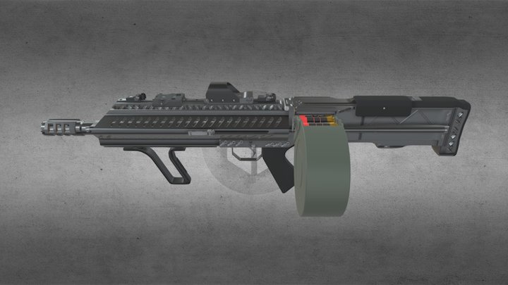 Raider Automatic Shotgun 3D Model