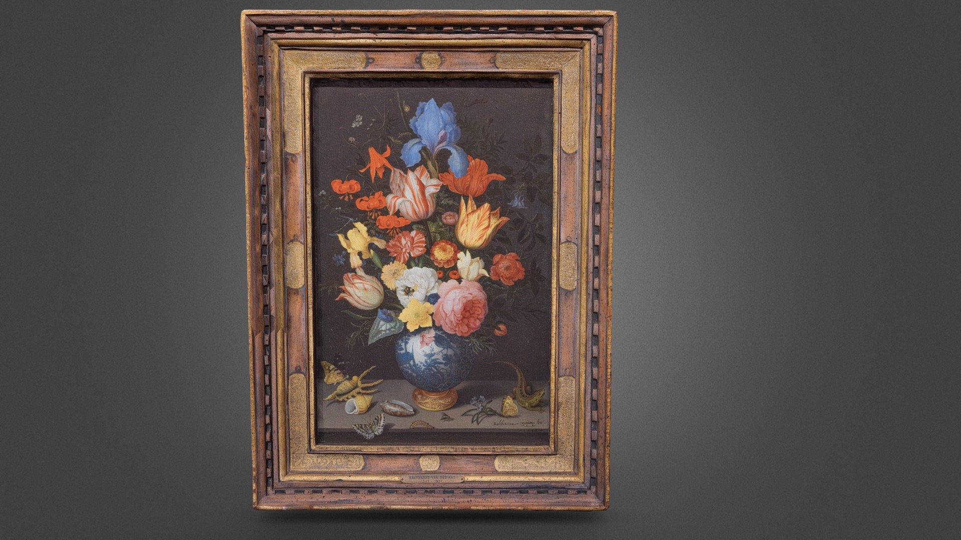 Balthasar van der Ast -Chinese Vase with Flowers