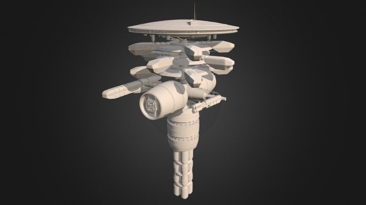 Pseudopolis Station 3D Model