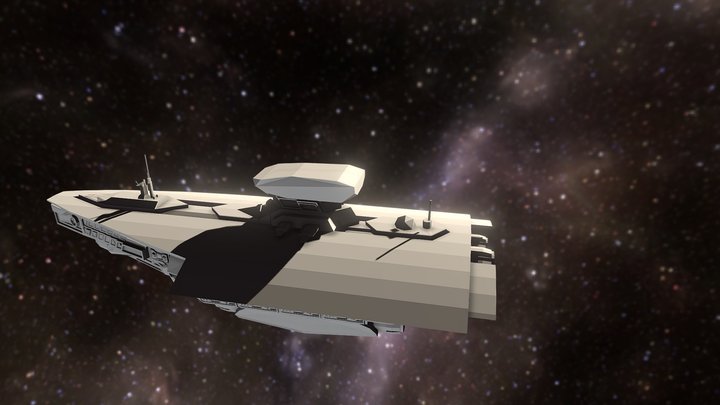 Starship 3D Model