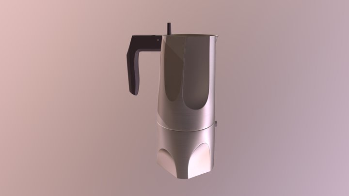 Alessi-ossidiana-coffee-maker 3D Model