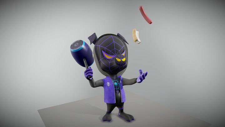 Spider Ham + irbuset style 3D Model