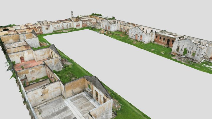 Presídio Ilha Anchieta (Ilha dos Porcos) - SP 3D Model