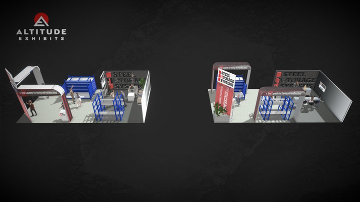 Steel Storage 3D Model