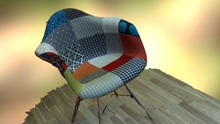 Patchwork Chair 3D scan  3D Model