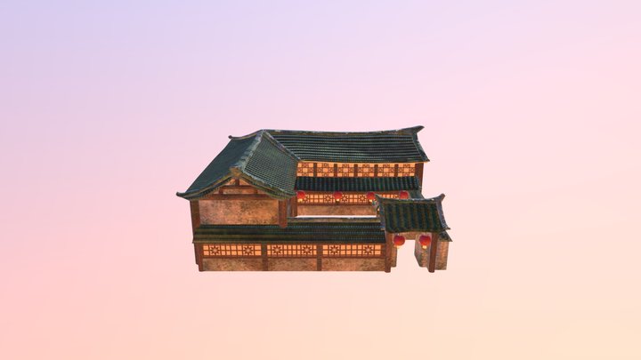 Chinese House 3D Model