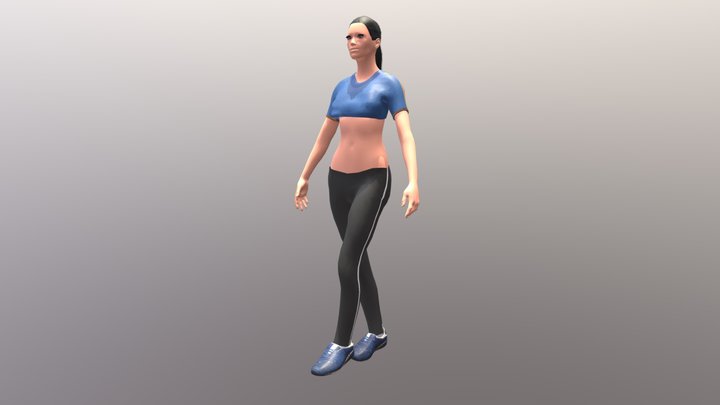 Rosie (free rigged 3d model for Blender) 3D Model