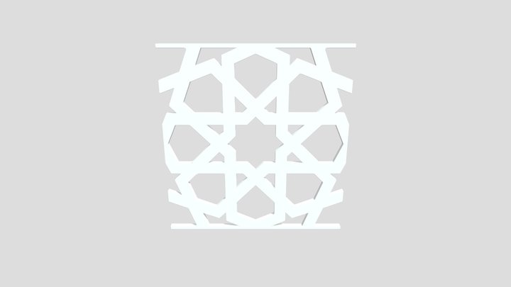 Arabesque Ornament 2 3D Model