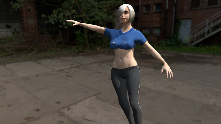 Jazz Dancing Avatar 3D Model