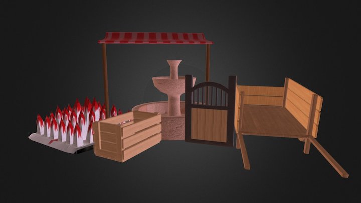Environment Assets 3D Model