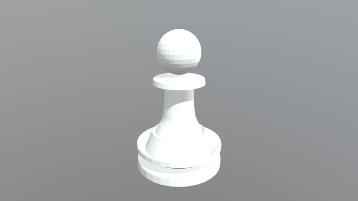 Chess Pawn 3D Model