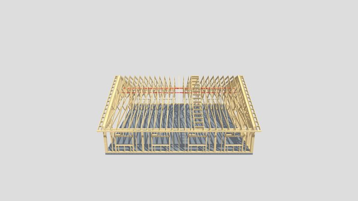 Житовня/ сарай/ спіжарня/ зерниця 3D Model