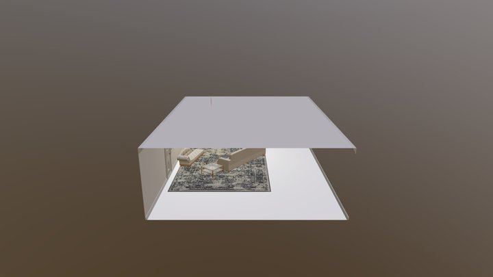 Meesterproef 2 haardwand 1 3D Model