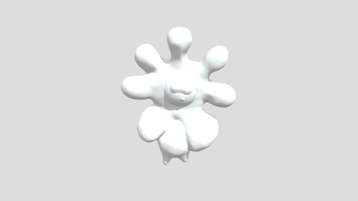 3D flower Monster 3D Model