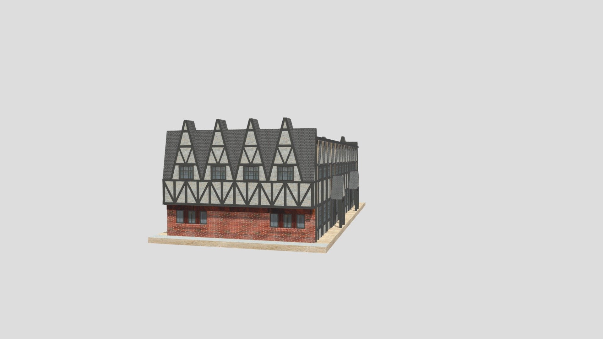 Faux Tudor Banquet Hall