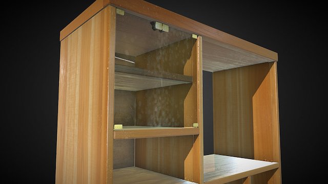 Entertainment Center (8k) 3D Model