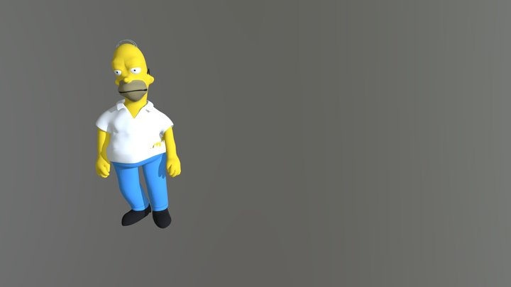 Breakdancer homer 3D Model
