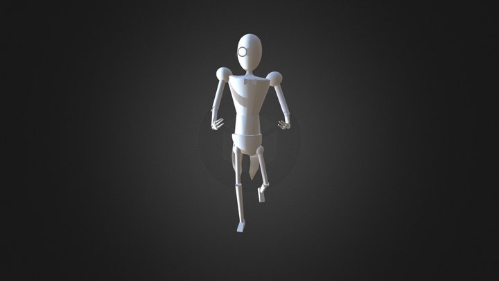 Mbellesh Butler Robot 3D Model
