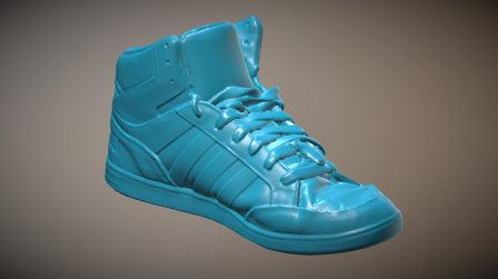 Hightop Scan cleaned & decimated 3D Model