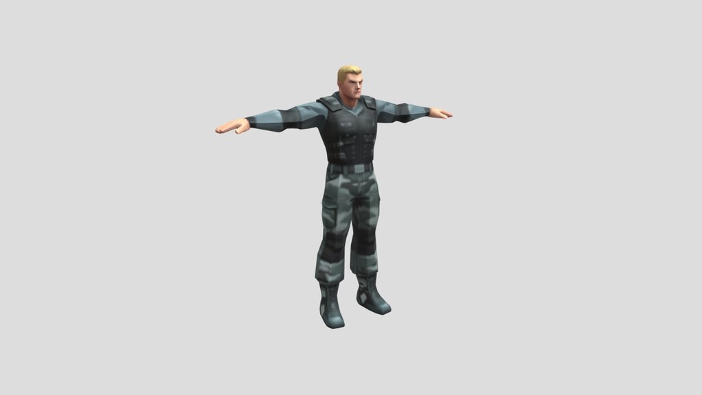 PSX style character