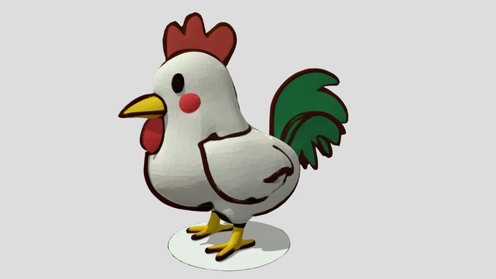 Farm Rooster – Modello 3D gratuito STL