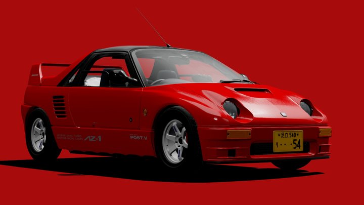 1994 Autozam AZ-1 Mazdaspeed A-spec (PG6SA) 3D Model